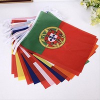 Drapeaux en polyester imperméables écologiques personnalisés du Qatar pour la décoration des clubs