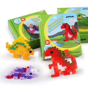 Ensemble de jouets <span class=keywords><strong>dinosaures</strong></span> Artkal <span class=keywords><strong>2022</strong></span> en promotion, kit de fabrication de perles à fusionner Perler de 5 mm, animaux pour enfants - Product Image 1