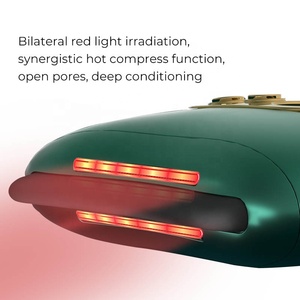 Cuidado <span class=keywords><strong>DE</strong></span> LA PIEL Luz roja Gua Sha para estiramiento facial Logotipo personalizado Compresa caliente Masajeador facial Antienvejecimiento Eléctrico Bian Stone Gua Sha - Product Image 4