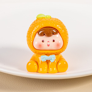 Fruit tridimensionnel mignon Cub résine bijoux accessoires bricolage ornement de table acrylique - Product Image 5