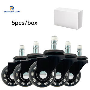 Bureaustoel Caster Wielen (Set Van 5) heavy Duty & Veilig Voor Alle Vloeren Inclusief Hardhout Vervanging Voor Bureau Vloer - Product Image 5