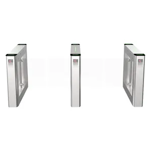 High Quality Turnstile Access Control Double Swing Gates Motor 500kg Supermarket Exit/entrance Swing Gate