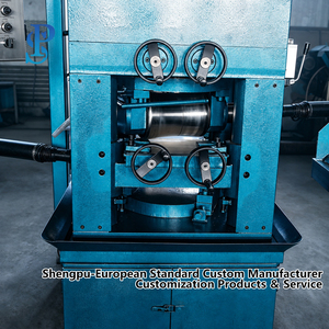 Enderezadora automática de barras de acero de dos rodillos controlada por PLC, con control remoto, marca <span class=keywords><strong>Shengpu</strong></span>, velocidad de alimentación de 15 m/min para bridas de viga H - Product Image 2