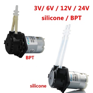 DC Self-priming Flat Plate Type Liquid Hose Dosing Peristaltic Pump CE Certified OEM Machining Use Electric 3-24V - Product Image 2