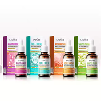<strong>Best</strong> <strong>Selling</strong> 30ml SADOER Fullerene <strong>Niacinamide</strong> Anti Aging Wrinkle Oxygen Salicylic Acid Acne Whitening Facial Skin Care Serum