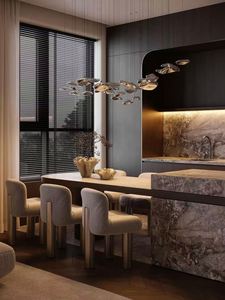 Mueble de Cocina Modular Ecológico de Alta Gama Personalizado, Isla de Cocina, Construcción de Madera Maciza, Diseño Moderno, Panel de Mármol Artificial - Product Image 4