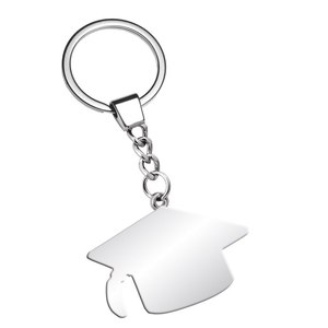 Llavero de Metal Personalizado con Diseño de Mortarboard, Idea de Regalo sin Caja - Product Image 2