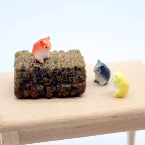 Adorno de paisaje en miniatura para hámster, modelo de animal de resina, figura de dibujos animados, accesorio de decoración de escritorio para paisajismo DIY - Product Image 1