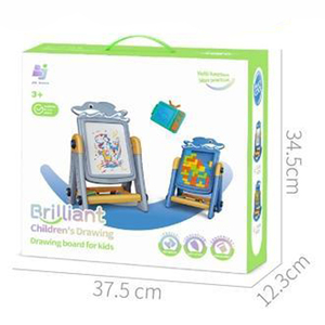Lavagna da <span class=keywords><strong>Disegno</strong></span> Multifunzione in Plastica per Bambini, Tema <span class=keywords><strong>Coccodrillo</strong></span>/Delfino, Lavagna Bifacciale per Giochi Educativi e Puzzle - Product Image 4