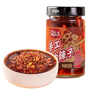 Jixiangju private label manufacturer chili oil glass bottle