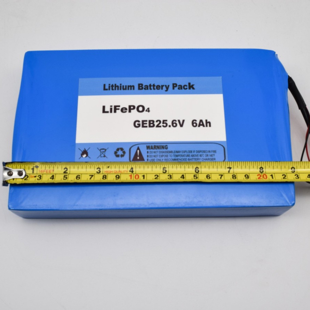 Customized 8S 24V 25.6V Lifepo4 Battery Pack 6Ah 10ah 15Ah 20Ah 60ah 84Ah 90Ah 100Ah Deep Life Lithium Iron Phosphate Batteries
