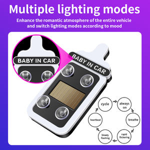 Kit d'éclairage d'ambiance intérieur pour voiture, alimenté par USB, avec lumière néon en forme de cœur et lumière d'amour solaire triangulaire en forme de bouteille pour fenêtre de voiture - Product Image 6