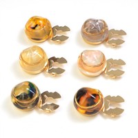 Boutons de manchette en métal de luxe JINYU pour chemises femme, personnalisables OEM/ODM (couleur/taille), durables et lavables