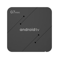Kotak TV ATV sertifikasi merek OEM 2023 G7 Mini 16GB Dual Wifi 4k HDR 3D cerdas ATV Android 11 Set Top Box RAM 2GB Quad Core