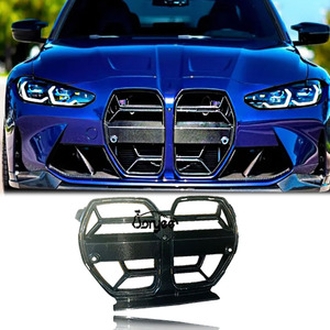 Accesorio de afinación Canards, difusor de parachoques trasero, faldón lateral de escape, Kit de carrocería de coche para <span class=keywords><strong>BMW</strong></span> G80 G82 M3 <span class=keywords><strong>M4</strong></span> 2024, labio delantero de fibra de carbono - Product Image 3