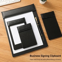 Porte-documents A4 magnétique en cuir PU, service d'impression personnalisé en gros, surface lisse