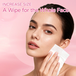 Lingettes humides démaquillantes pour la maison en vrac de qualité supérieure nettoyage efficace double <span class=keywords><strong>action</strong></span> exfoliation douce sans irritation peau organique - Product Image 3