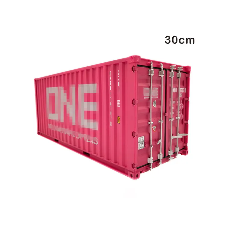 Quy mô 1:20 trên E vận chuyển mô hình container thu nhỏ ABS nhựa quà tặng doanh nghiệp trang trí nhà bộ sưu tập tùy chỉnh