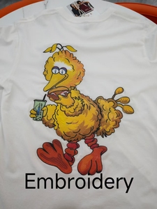 T-shirt à manches longues en maille gaufrée OEM/ODM 100% coton de haute qualité, coupe ample, broderie personnalisée, unisexe, tissu 330g, séchage rapide - Product Image 4