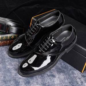 Luxurious Shiny Men's Oxford Dress <b>Shoes</b> Made Genuine Leather Simple Design Trendy Wedding Style <b>Height</b> <b>Increasing</b> Waterproof - Product Image 4