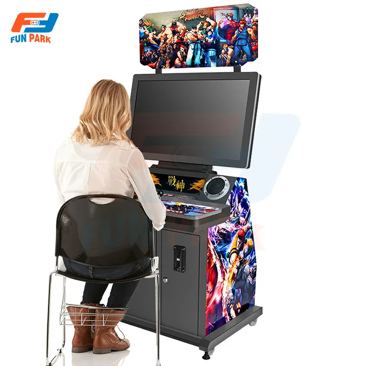 Jogos recreação Equipamento arcada moeda operado retro arcade máquina jogo luta Street Fighter Arcade Machine