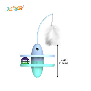 Famipet produttore all'ingrosso di nuovo Design divertente gattino giocattolo interattivo gatto giocattolo con pista di palla - Product Image 2