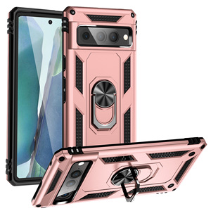Funda Protectora para Teléfono con Anillo de Soporte, TPU+PC, para <span class=keywords><strong>Google</strong></span> Pixel 10 Pro 9 y 8, Gran Venta - Product Image 5