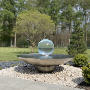 <span class=keywords><strong>Fontaine</strong></span> d'<span class=keywords><strong>eau</strong></span> décorative extérieure en métal irrégulier avec éclairage LED, installation facile, vente en gros personnalisée pour les distributeurs - Product Image 3