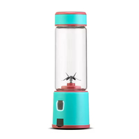 Prix d'usine Nouveau produit Vente chaude Presse-agrumes Batterie rechargeable 450ml Mini mixeur USB Mixeur personnel portable
