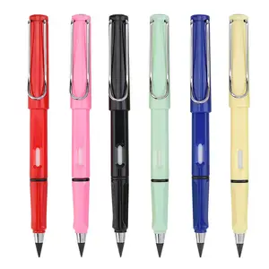 MEGA 2024 New promotional custom LOGO business innovation 12 colors Inkless Pencil Everlasting Replaceable Head Eternal pencil