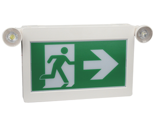 Canadá estándar recargable Led luz de emergencia Combo Running Man señal de salida Luz - Product Image 1