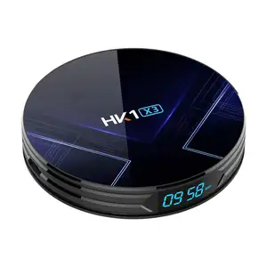 Caixa de tv smart em formato de caixa, hk1 x3, 5gwifi, bt4.0 4g128g, android 9.0, hk1x3