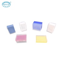 Boîte vide à 96 puits pour pointe de pipette 200ul Boîte à pointe en plastique pour utilisation en laboratoire pour contenir 96 embouts filtrants
