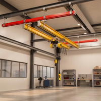 Système de pont roulant suspendu modulaire à double poutre flexible et personnalisable 1t 2t 32 tonnes Marque Anbo pour atelier Garantie 1 an
