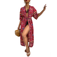 Trang Phục Nữ Châu Âu Và Mỹ Khăn Choàng Phong Cách Bohemian Áo Khoác Mỏng Chống Nắng