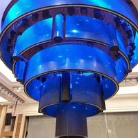 Pantalla LED Flexible Ultrafina para Interiores, X SMD a Todo Color, Video Wall LED para Fondo de Sala de Exposiciones
