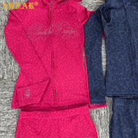 Y2K Custom Leopard Print Tweedelig Set Dameskleding Logo Strass Jas Flare Broek Workout Fitness Joggingpak Cheetah Yoga Set