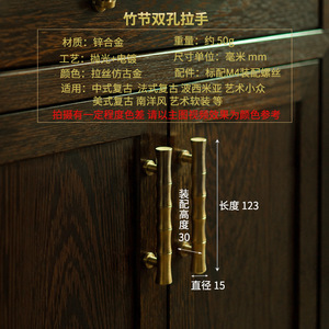 Poignée de porte de placard Guifeng Hardware, style rétro, en forme d'étoile, à un seul trou, en alliage de zinc, bronze antique, diamètre 30 mm - Product Image 2