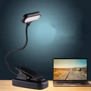 Kitap başucu Led aydınlatma MINI USB şarj edilebilir okuma klip masa masa lambası katlanabilir çalışma işıkları öğrenci taşınabilir öğrenmek okumak