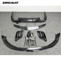   Kit carrosserie en fibre de carbone sèche avec lèvre avant, diffuseur arrière et aileron arrière pour Mercedes-Benz Classe S W223 S450 S500 2021-2024
