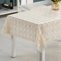 Nappe en EVA imprimée motif feuilles naturelles RNPT, motif botanique, imperméable, facile à nettoyer, pour table de cuisine