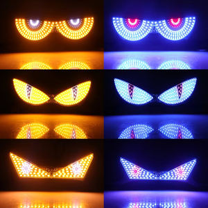 Nouveau phare LED Devil Eye avec lumière stroboscopique d'avertissement pour moto/scooter, moto tout-terrain, VTT, remplacement avec garantie de 2 ans - Product Image 3