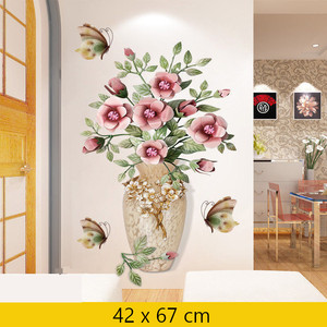 Đảng chấm lớn 3D bình tường Sticker tự dính không thấm nước PVC mạnh dính hoa sen decal tường nghệ thuật trang trí - Product Image 5