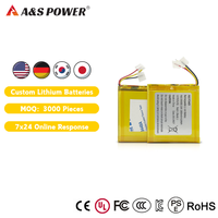 Produsen Baterai Lithium Polymer 3.8v 1800mAh 505055 untuk Peralatan Perlindungan Lingkungan