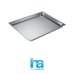 Bandeja para Horno de Acero Inoxidable GN 2/1, 65 × 53 × 4 cm, 2900 g, Base Plana Inox Inox Macel - Product Image 4