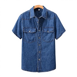 <span class=keywords><strong>Chemise</strong></span> décontractée pour <span class=keywords><strong>homme</strong></span> avec <span class=keywords><strong>poches</strong></span>, manches courtes, été, LOGO personnalisé, 180 grammes, coton tricoté, respirant, séchage rapide, haute qualité - Product Image 4