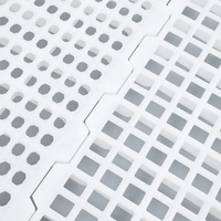 Panneau de sol en plastique perforé en PP pur à prix compétitif, aspect attrayant, pour poules pondeuses avec pieds réglables