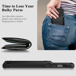 เคสโทรศัพท์แบบกระเป๋าสตางค์พร้อมที่ใส่บัตรสำหรับ <span class=keywords><strong>iPhone</strong></span> 12 <span class=keywords><strong>PRO</strong></span> <span class=keywords><strong>MAX</strong></span> 14 13 <span class=keywords><strong>11</strong></span>เคสมือถือ<span class=keywords><strong>2023</strong></span>พร้อมช่องเสียบการ์ด5ช่อง - Product Image 3