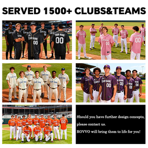 Camisetas de Béisbol Sublimadas con Degradado de Color, Uniformes Deportivos Personalizados con Bordado, Jersey de Béisbol Personalizado para Hombre - Product Image 5