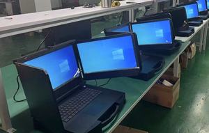 แล็ปท็อปอุตสาหกรรมแบบพับได้ 3 จอ ขนาด 15.6 นิ้ว แข็งแรงทนทาน คอมพิวเตอร์ I7 12700h W11 Pro แรม 64GB SSD 4TB แข็งแรงทนทาน มีสินค้าในสต็อก B2u130 - Product Image 5